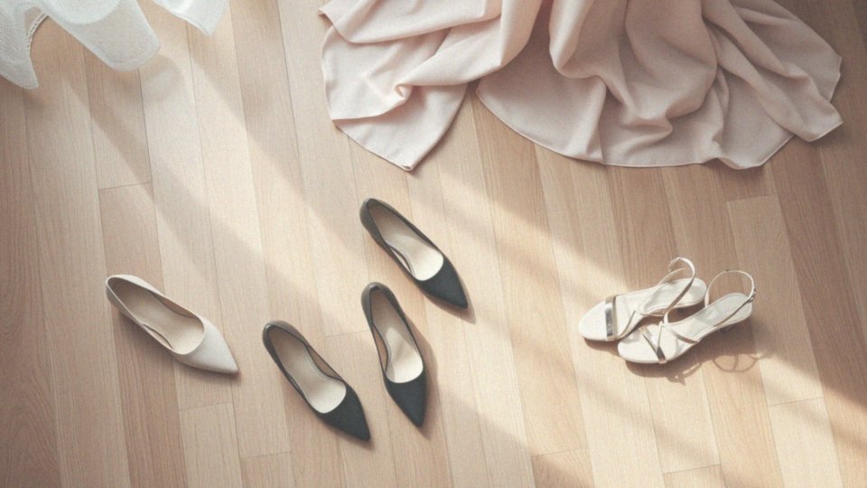 Jakie buty na eleganckie wyjścia do pudrowej sukienki są najlepsze?