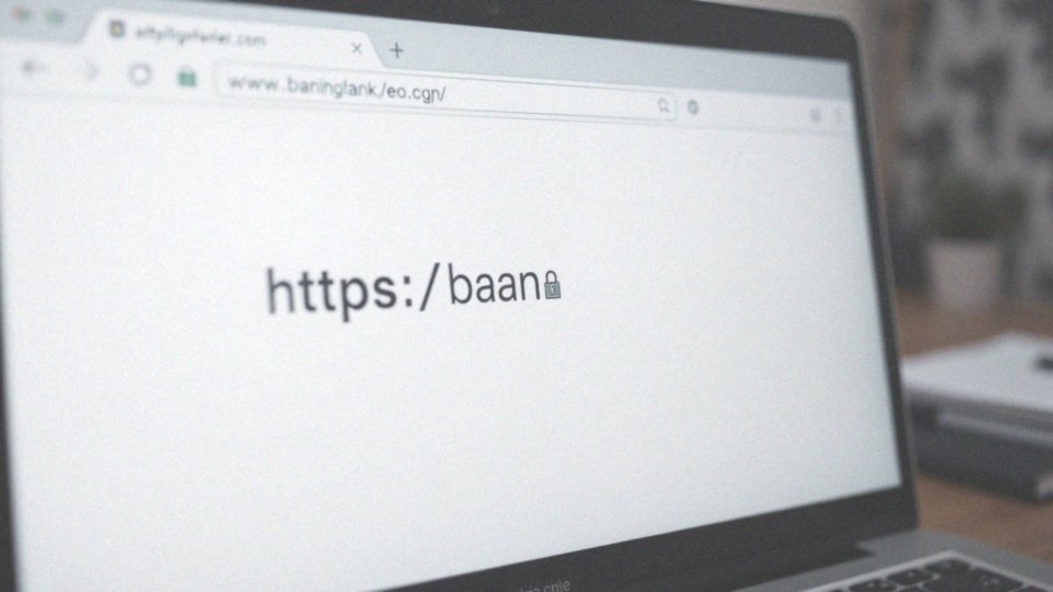 Jak sprawdzić poprawność adresu strony banku w przeglądarce?