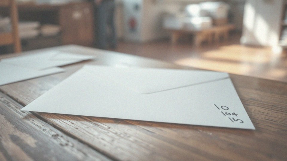 Gdzie umieścić dane odbiorcy na kopercie?