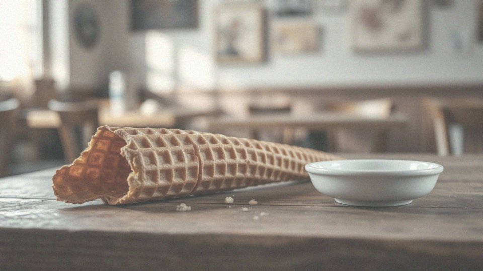 Jakie są wartości odżywcze wafelka do lodów?