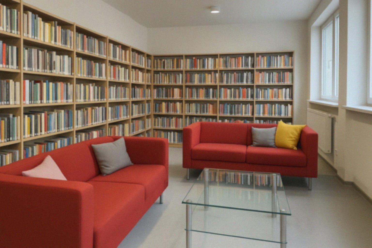 Wizyta podróżnika w Bibliotece Września
